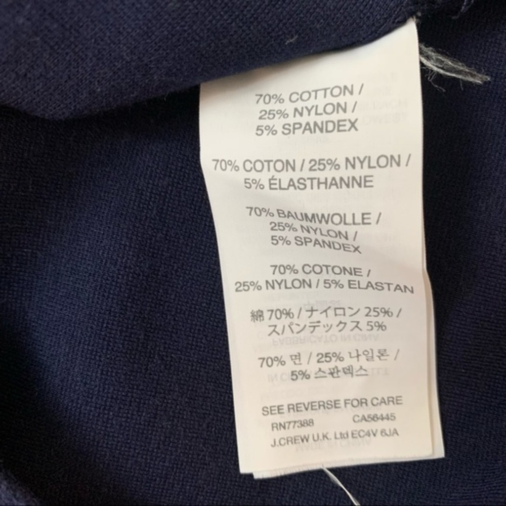 J.Crew blue embellished neckline top - Picture 10 of 10